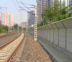 滁州高鐵聲屏障成功案例